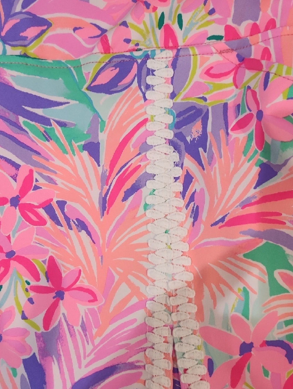 Lilly Pulitzer Pink, Purple & Aqua Floral Mini Skirt - Picture 2 of 7